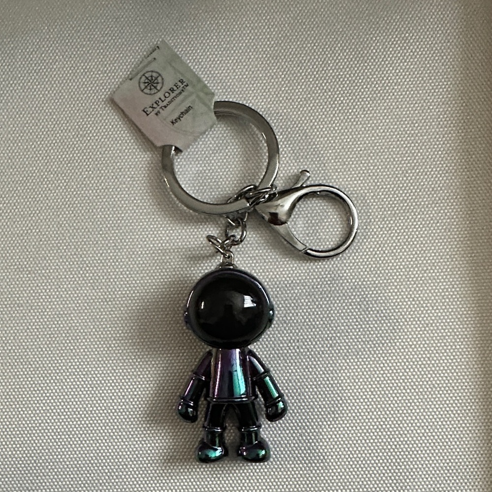 Keychain/Bag Charm Explore Iridescent Astronaut.